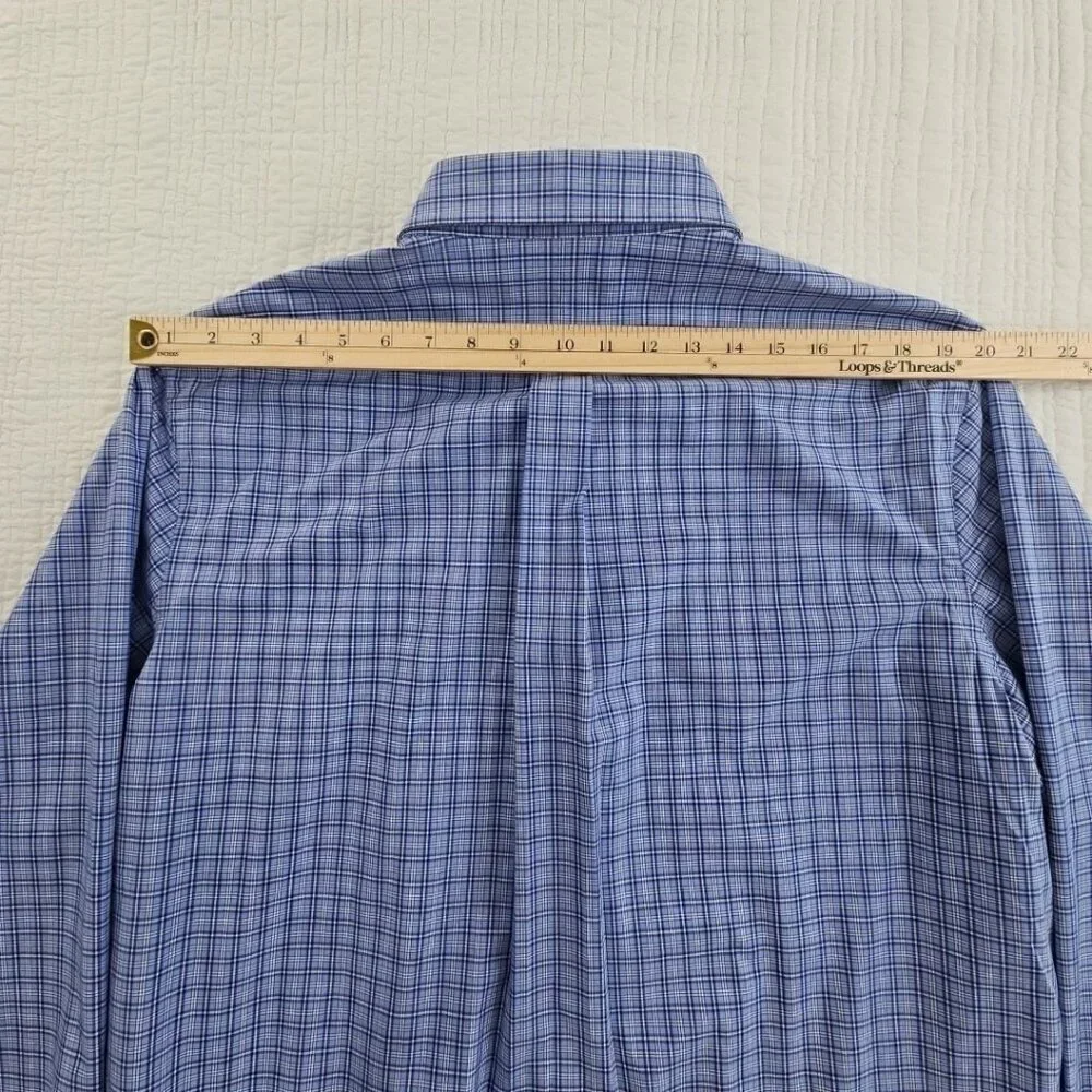 Polo Ralph Lauren Performance Shirt Men's XL Blue Plaid‎ Classic Fit Wicking NEW